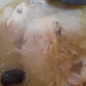 サムゲタン風お粥スープ